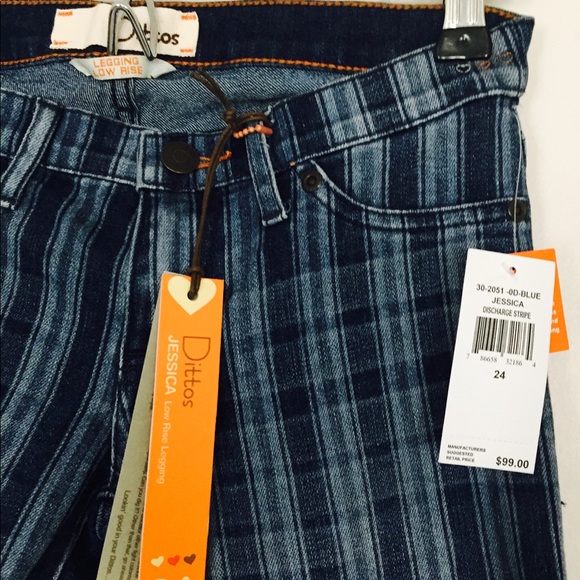 Dittos Jessica Discharge Jegging Denim - Picture 4 of 7